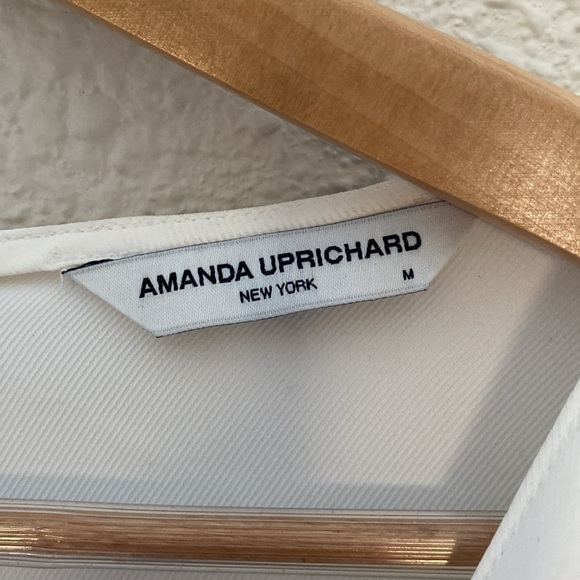 EUC Amanda Uprichard ivory peplum blouse - Picture 5 of 9